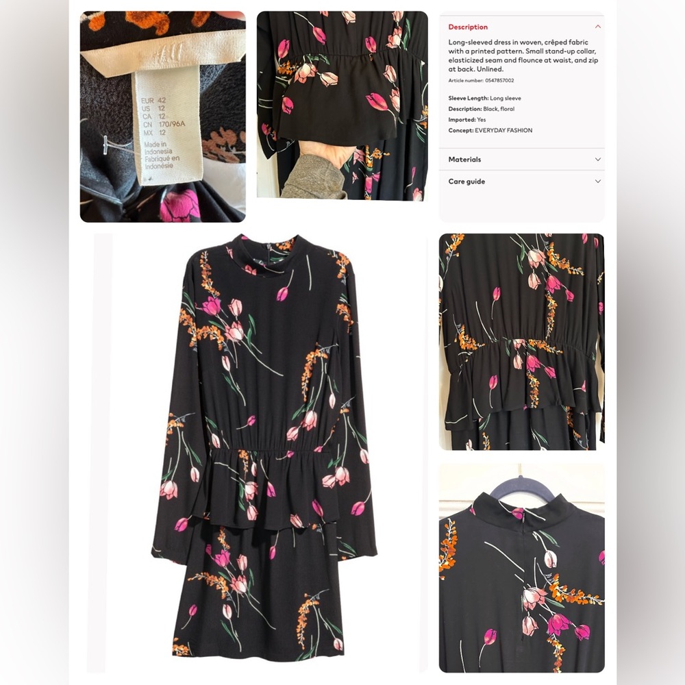 Dress with Flounce